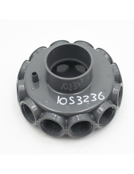 Colector filtro piscina ASTRAL 63mm 12 crepinas 1"   00500R0413