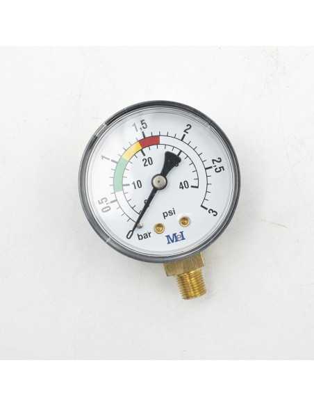 Manometro filtro piscina MEI 0-3bar toma vertical 1/8" 6042183100