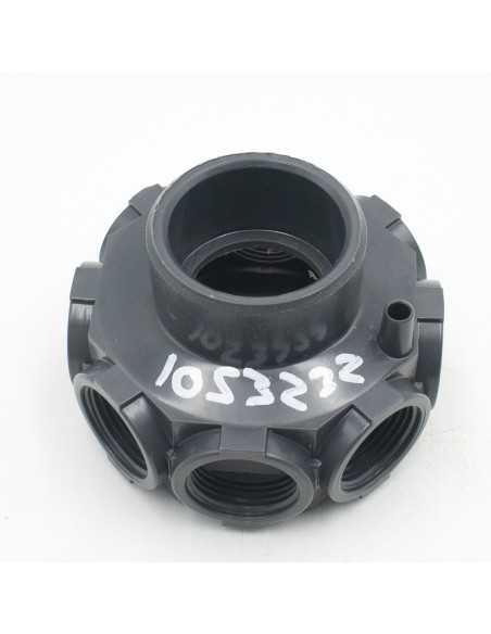 Colector filtro piscina ASTRAL 50mm 8 crepinas 1" 06433