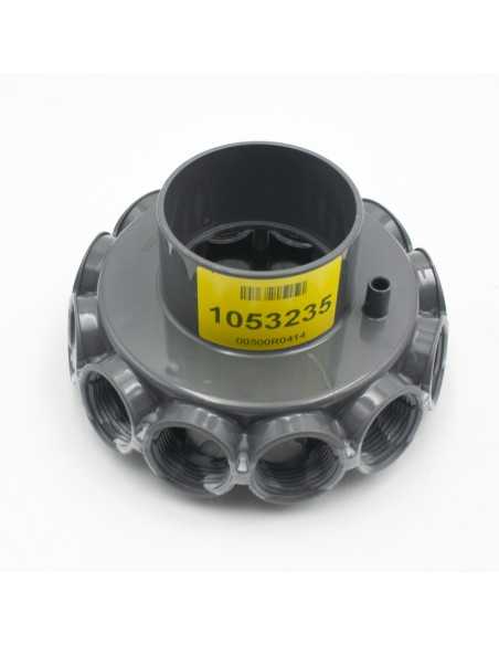 Colector filtro piscina ASTRAL 75mm 12 crepinas 1" 00500R0414