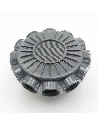 Colector filtro piscina ASTRAL 75mm 12 crepinas...