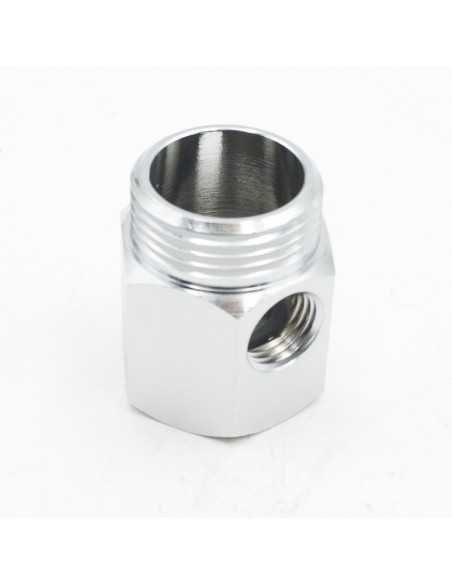 Conexion osmosis/purificador OSM te alargadera M-H-H ¾"-¼"-¾" RO2069