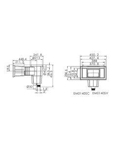 Skimmer piscina hormigon EMAUX mod 15lt boca ampliacion... 2