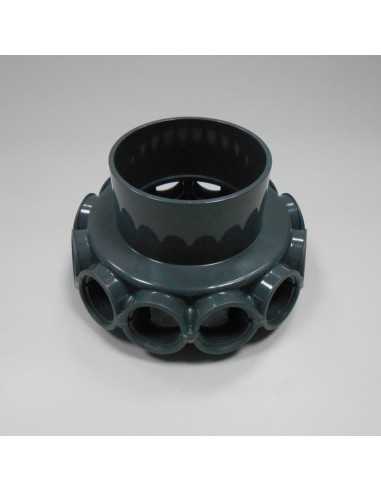 Colector filtro piscina ASTRAL 90mm 12 crepinas...