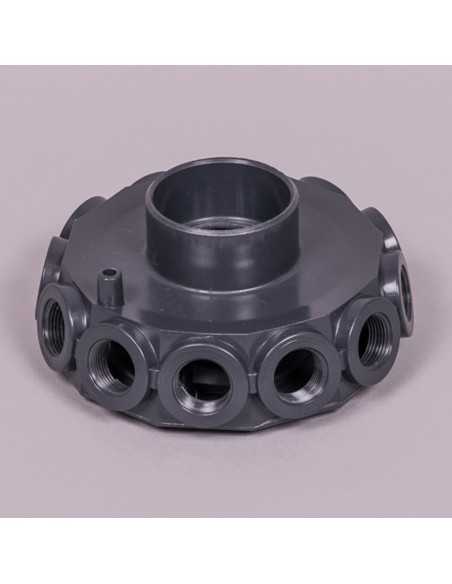 Colector filtro piscina ASTRAL 63mm 12 crepinas ¾" 4404010143