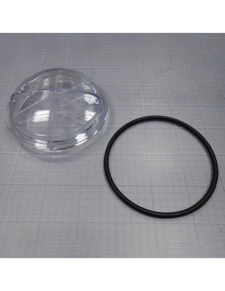 Tapa prefiltro bomba piscina ASTRAL Glass Plus/Aquamar 4405012202 con junta
