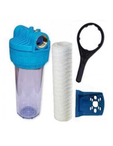 Portafiltros ATP 10" vaso transparente ¾"...