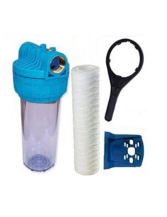 Portafiltros ATP 10" vaso transparente 1"...