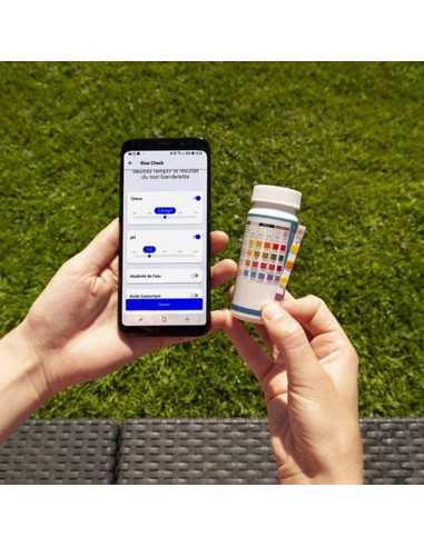 Analizador agua piscina BLUERRIOT tiras Bluet...