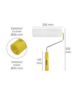 Rodillo pintar WOLFPACK pladur 230mm 12030162 2