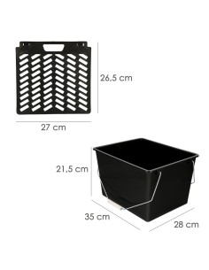 Cubeta pintar WOLFPACK 15lt con rejilla 12020150 2