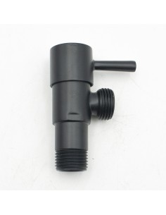 Grifo lavapies ducha piscina CRM redondo negro...