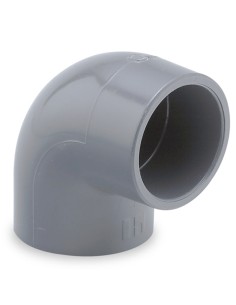 Codo PVC-U H-H 63mm 90º PN16 HIDROTEN 1001005 (presion)