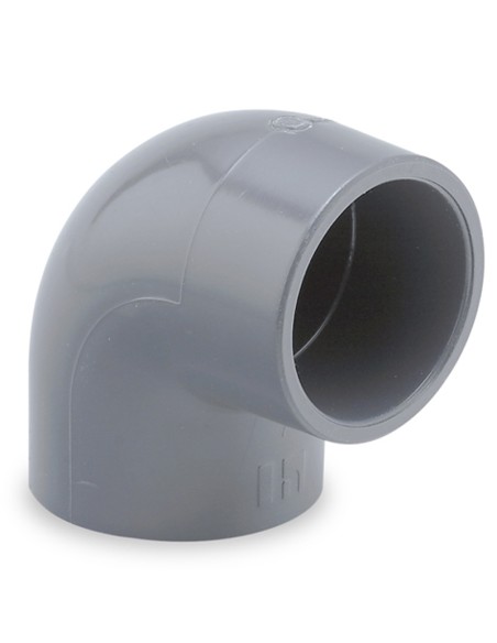 Codo PVC-U H-H 63mm 90º PN16 HIDROTEN 1001005 (presion)