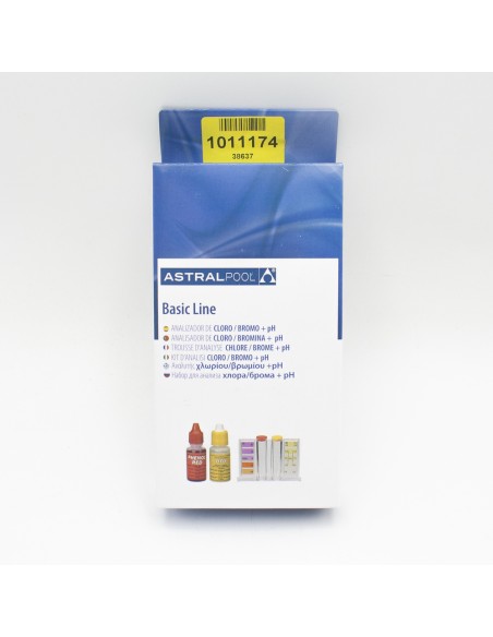 Analizador agua piscina ASTRAL Basic Line PH y cloro 38637 de gotas