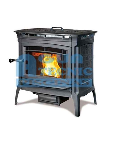 Estufa pellet HERGOM Manchester 13.6 kw negro 2073500