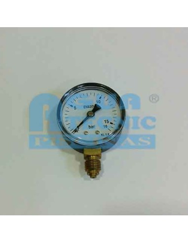 Manometro 0-16bar toma vertical ¼" SE 2101010