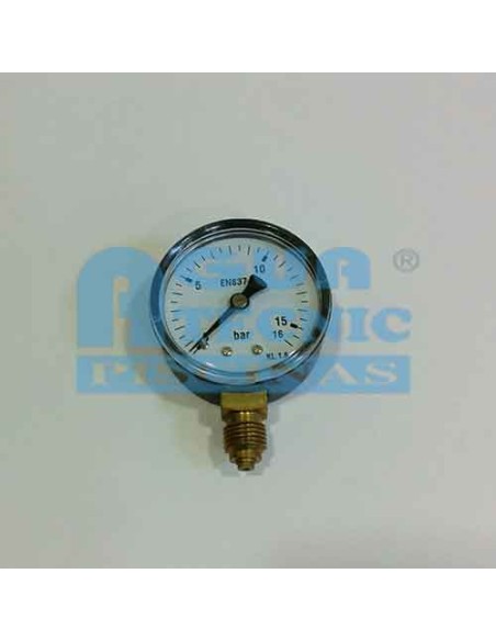 Manometro 0-16bar toma vertical ¼" SE 2101010
