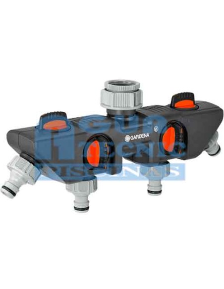Distribuidor grifo GARDENA 4 vias 08194-20