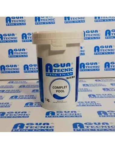 Cloro tabletas DEFOPOOL Complet Pool T-200gr   1kg P070003-001