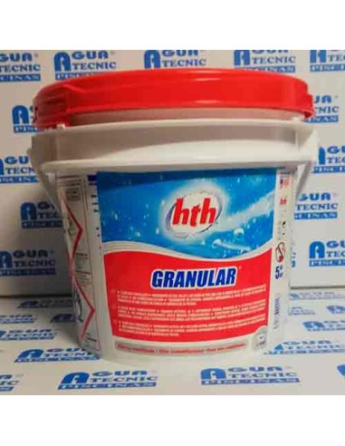 Cloro granulado HTH Granular   5kg Gama Roja 0020511