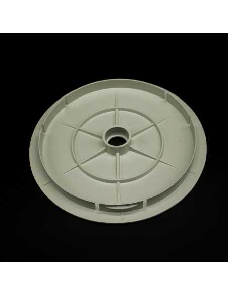 Tapa skimmer piscina CORAL circular pequeña 18002059 blanca (QP, PQS)