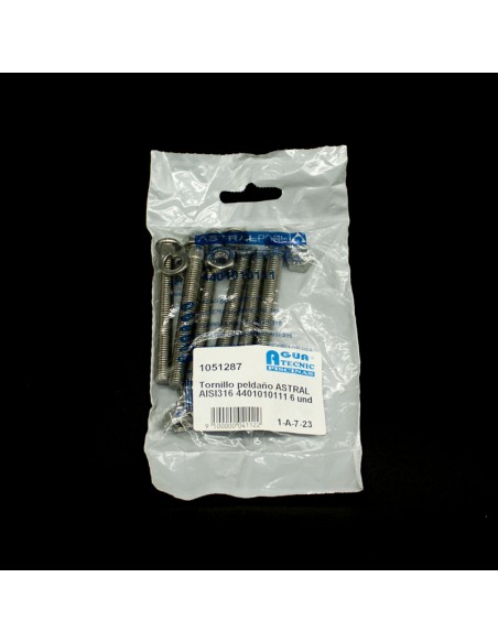 Tornillo peldaño ASTRAL AISI316 4401010111 6 und