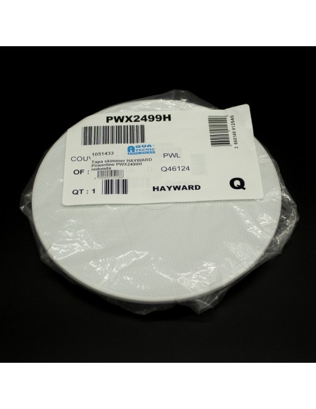 Tapa skimmer piscina HAYWARD circular blanca Powerline PWX2499H