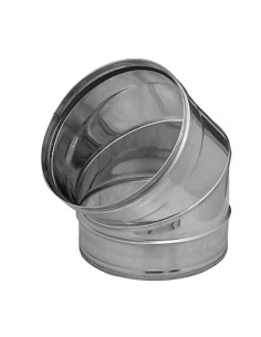 Codo CHIM simple 150 mm 45ª AISI304