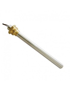 Resistencia estufa pellets rosca 3/8" 250w L.146mm...