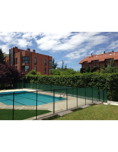 Valla piscina 1220mm - postes 16mm x mt - Verde