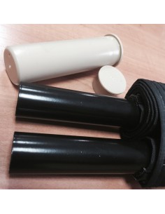 Valla piscina 1220mm - postes 30mm x mt - Negra 2