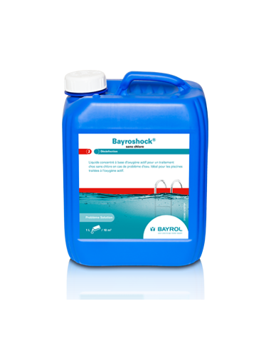 Oxigeno activo liquido BAYROL Bayroshock 20lt 7532288     USO PROFESIONAL