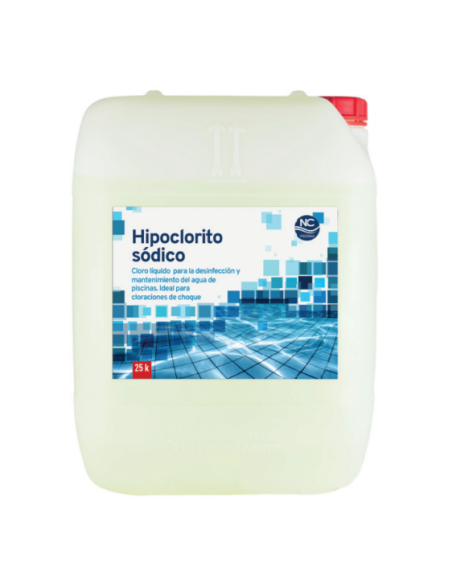 Hipoclorito sodico liquido NC especial agua potable 150gr/lt garrafa 20lt S101