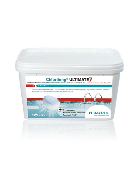 Cloro tabletas BAYROL Chlorilong Ultimate 7 4.80kg 7599344