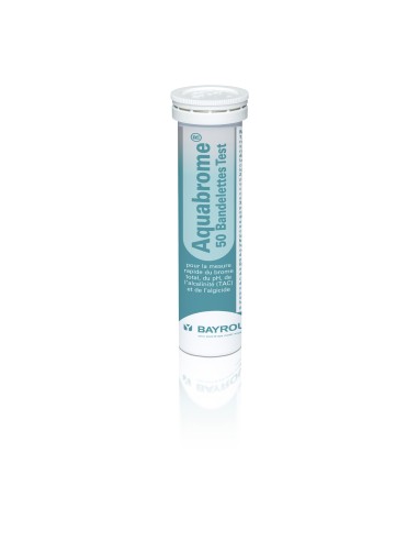 Analizador agua piscina BAYROL Aquabrome Quicktest 288025 ph/br/tac/algicida