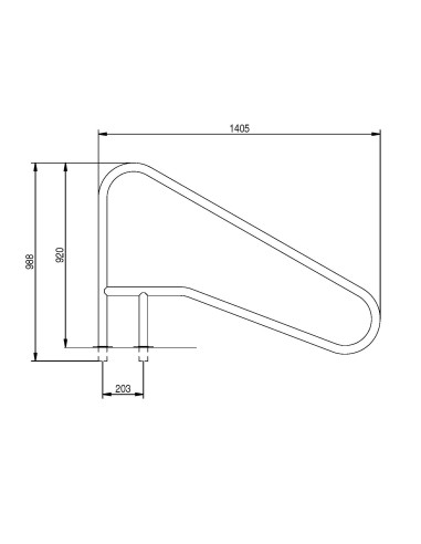 Barandilla piscina FLEXINOX mod. FX-02 inox...
