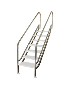Escalera inoxidable piscina FLEXINOX Land 7 P AISI316