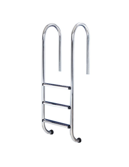 Escalera inoxidable piscina AISI304 muro 2 P