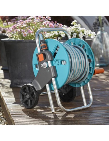 Carro portamanguera jardin GARDENA Aquaroll S...
