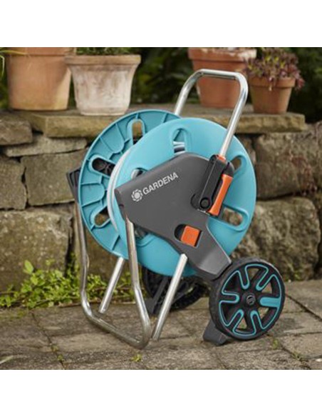 Carro portamanguera jardin GARDENA Aquaroll M 18510-20