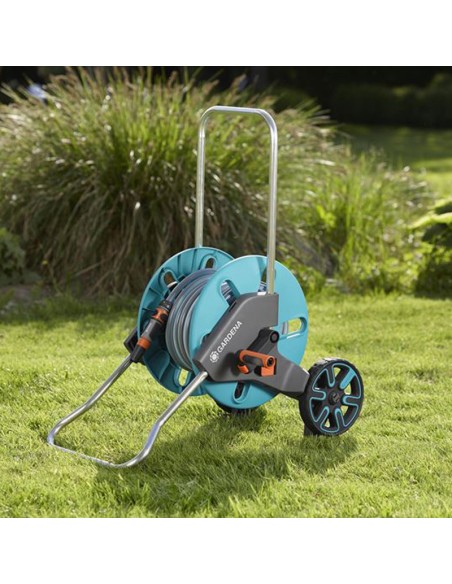 Carro portamanguera jardin GARDENA CleverRoll M 18512-26 +ma