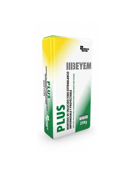 Mortero 25kg BEYEM Plus - Blanco