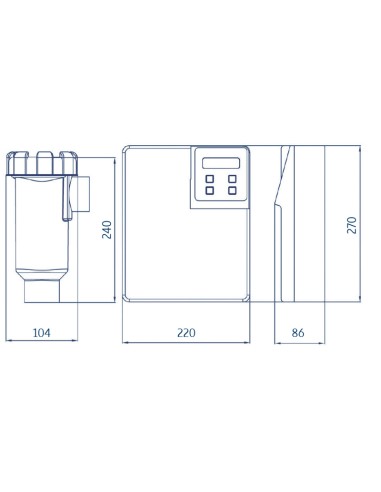 Clorador salino INNOWATER   10gr/h  SMC10
