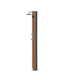 Ducha solar CRM 40 lt Madera s/lavapies