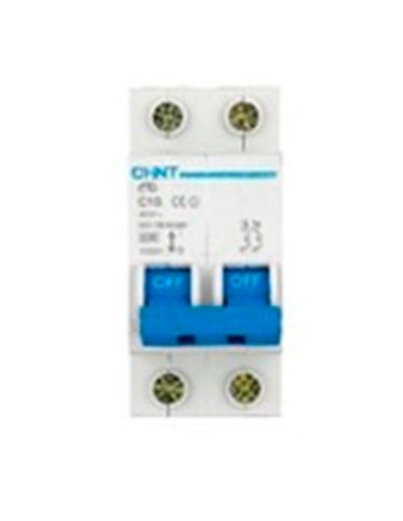 Interruptor magnetotermico F+N 10A 2 modulos