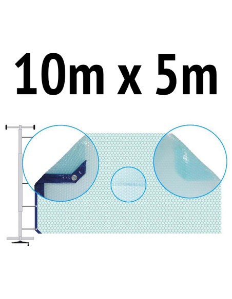 Cobertor solar burbuja  simple POOLSTYLE 10.00x5.00mt 400mc ICP-700-0080