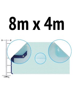 Cobertor solar burbuja  simple POOLSTYLE   8.00x4.00mt... 2