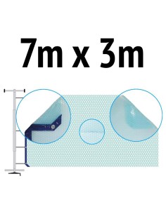 Cobertor solar burbuja  simple POOLSTYLE   7.00x3.50mt... 2