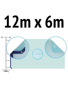 Cobertor solar burbuja  simple POOLSTYLE 12.00x6.00mt... 2